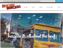 Tablet Screenshot of bitchinburgersfoodtruck.com